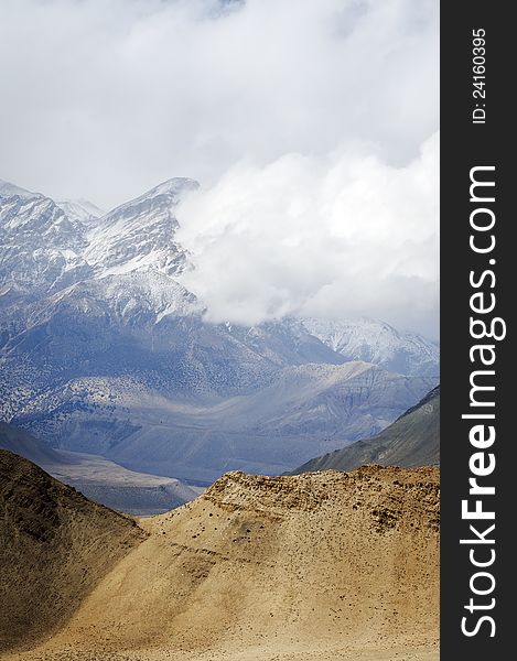 Himalaya mountains during spring time, Nepal