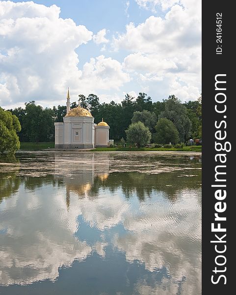 Pavilion Turkish bath. Tsarskoye Selo. Russia.