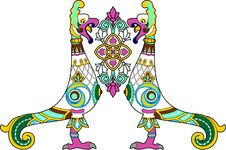 Ornamental Bird Royalty Free Stock Images Ornamental Bird Royalty Free Stock Images
