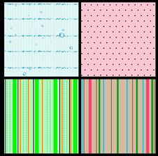Set Of 4 Seamless Textures Stock Images Set Of 4 Seamless Textures Stock Images