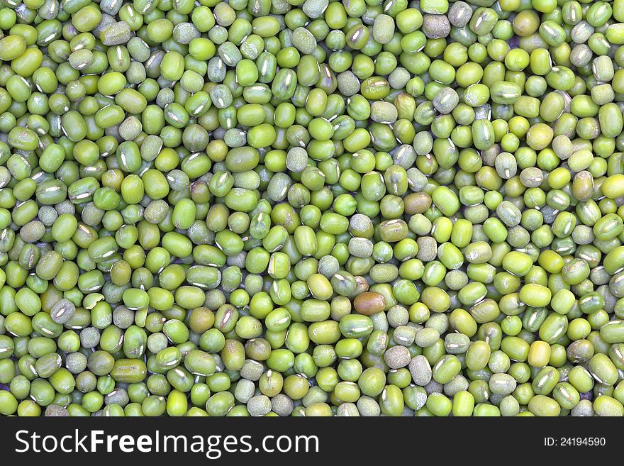 Close Up Of Mung Beans