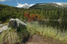 Jamske Lake In High Tatras Stock Photos Jamske Lake In High Tatras Stock Photos