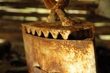 Old Time Smoothing Sadiron Stock Photography Old Time Smoothing Sadiron Stock Photography