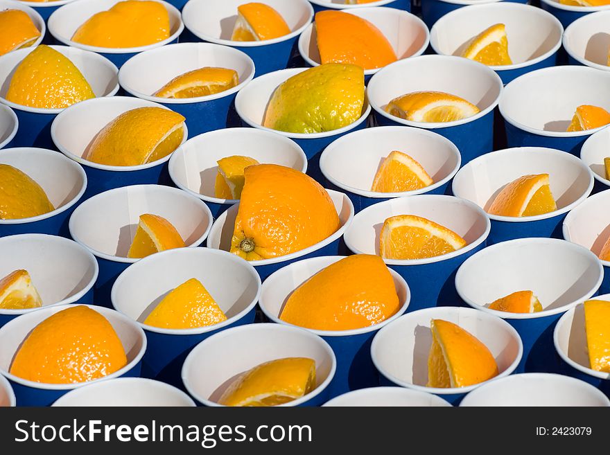 Oranges In A Cup