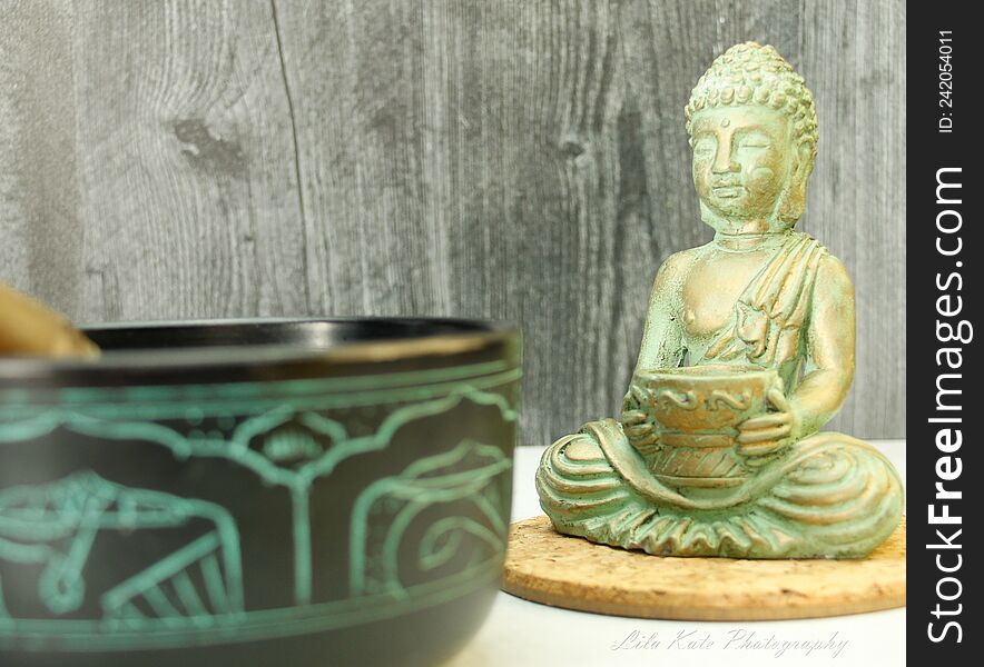 BUDDHA, Tibetian singing bowl, meditation