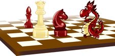 Chess And Dragon Stock Photo Chess And Dragon Stock Photo