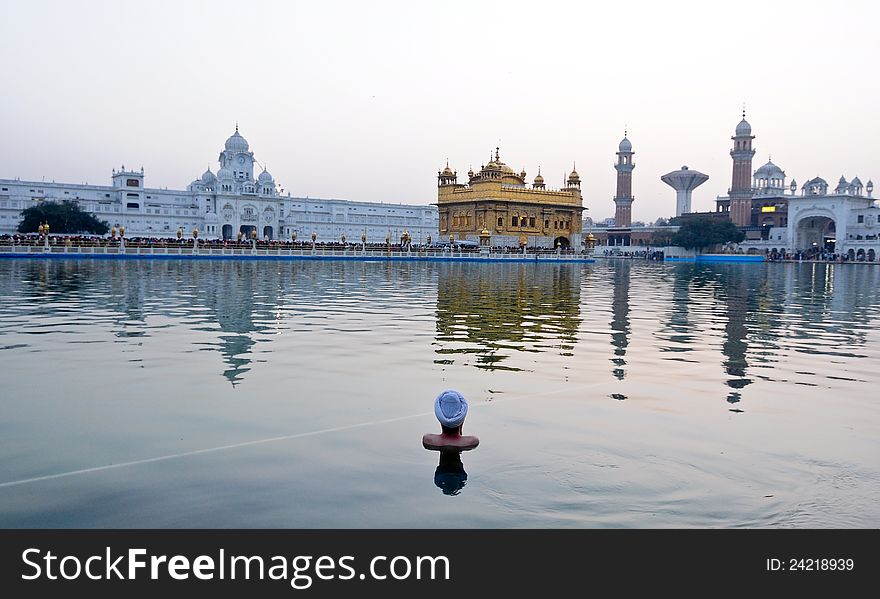 Devotees At Golden Temple