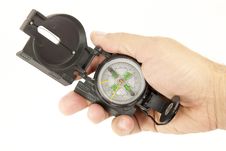 Boy With A Compass Royalty Free Stock Image Boy With A Compass Royalty Free Stock Image