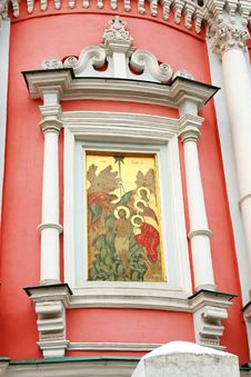 Icon On The Chuches Wall Stock Image Icon On The Chuches Wall Stock Image