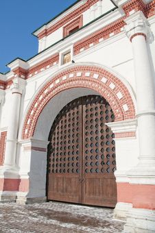 Front Gates In Kolomenskoe Stock Photo Front Gates In Kolomenskoe Stock Photo