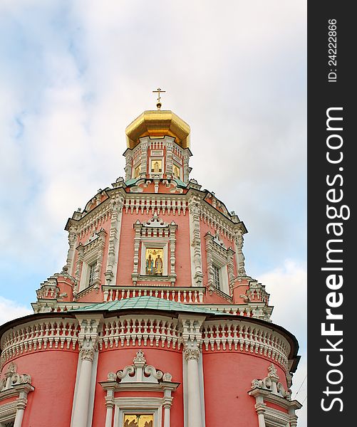Temple of the  Epiphany Monastery in Moscow