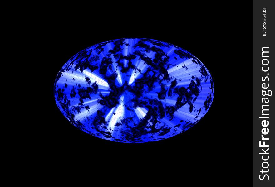 Blue Space Ellipse