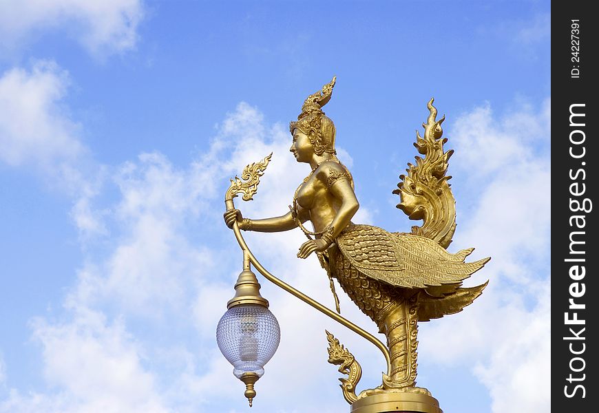 Decorative Lamps At Thai Temple.