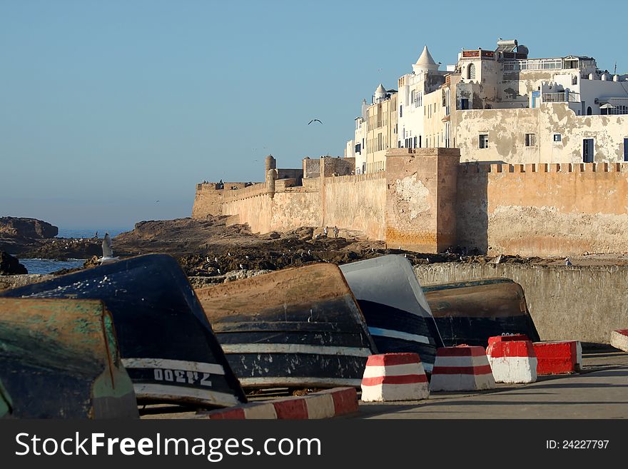 Beautiful old port City of Essaouira, morocco,