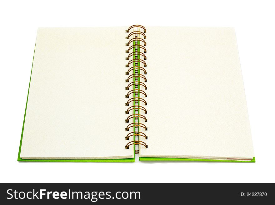 Blank notebook