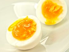Soft Boiled Egg Royalty Free Stock Photo