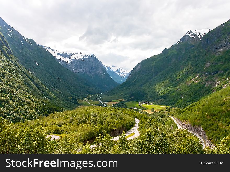 View of my holiday in norway