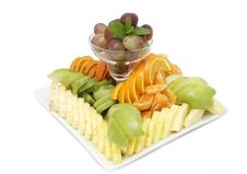 A Plate Of Fruit Stock Photo A Plate Of Fruit Stock Photo
