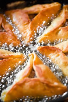 Frying Pies On Pan Stock Photos Frying Pies On Pan Stock Photos