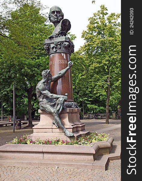 Monument of John Ericsson by John BÃ¶rjeson, Stockholm