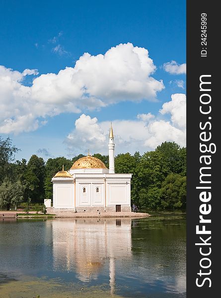 Pavilion Turkish bath.  Tsarskoe Selo (Pushkin). St.-Petersburg. Russia. Pavilion Turkish bath.  Tsarskoe Selo (Pushkin). St.-Petersburg. Russia