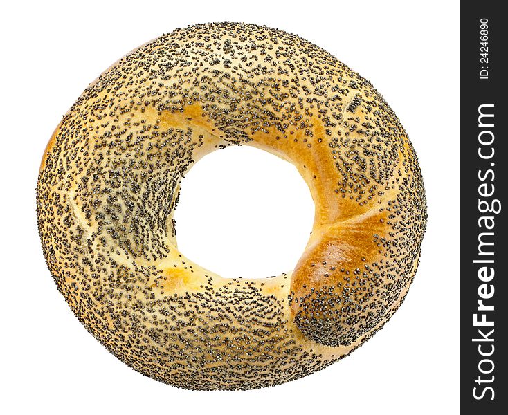 Bagels with poppy seeds