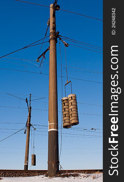 Balancing Weight On Wire Column