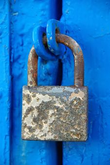 Rusty Padlock Royalty Free Stock Photography