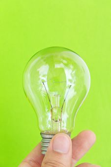 Light Blub In Hand Royalty Free Stock Photo Light Blub In Hand Royalty Free Stock Photo