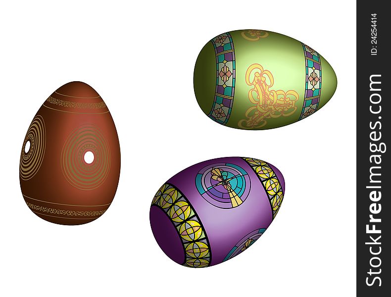 Colorful Easter Eggs