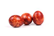 Three Easter Eggs Royalty Free Stock Images Three Easter Eggs Royalty Free Stock Images
