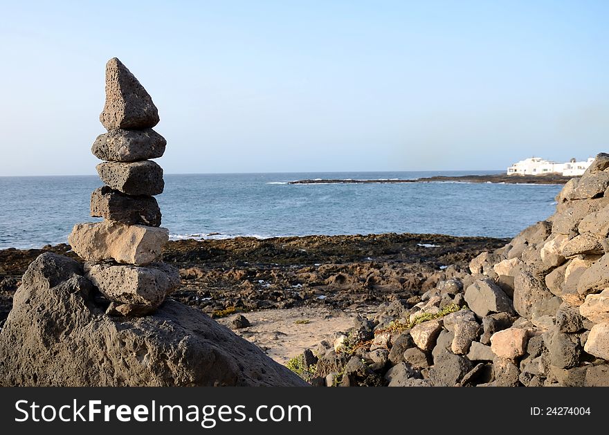 Tropical Stone Stack