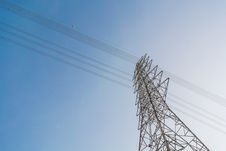 High Voltage Pole And Wire Royalty Free Stock Photos High Voltage Pole And Wire Royalty Free Stock Photos