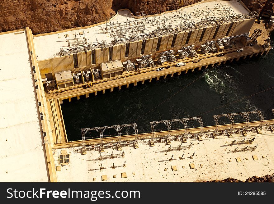 Power plant of the Hoover Dam