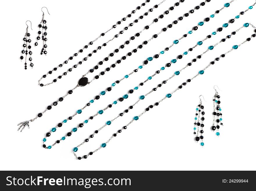 Bead Necklaces And Earrings