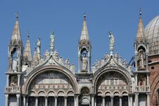 Detail Of Saint Mark Basilica Stock Photography