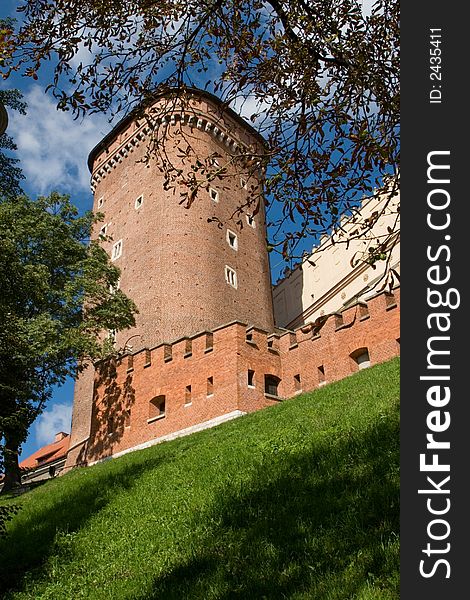 This is a part of the Castle in Krakow, Poland. This is a part of the Castle in Krakow, Poland.