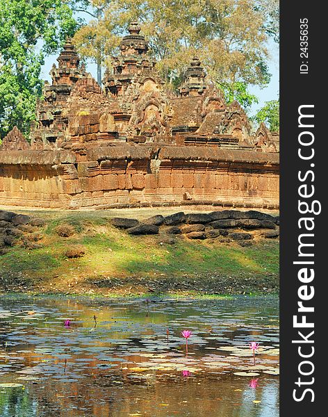 Banteay Srey temple view, Cambodia