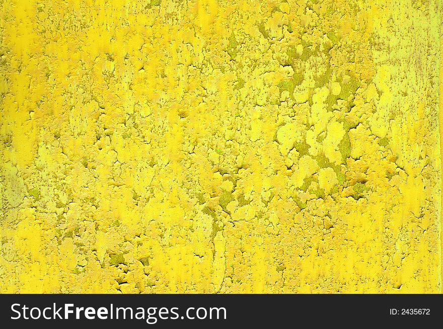 Yellow rusty metal surface texture. Yellow rusty metal surface texture