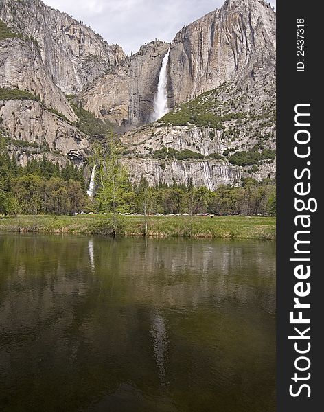 Yosemite falls & Merced river