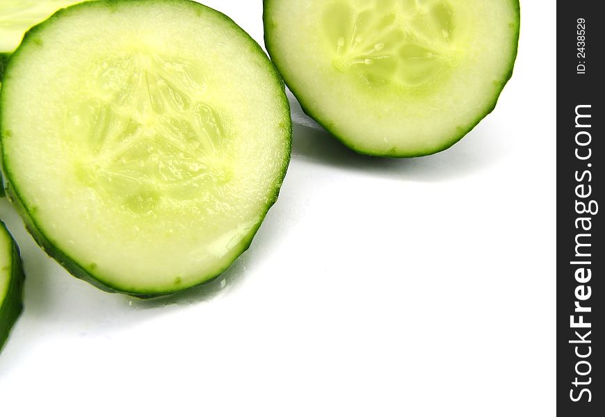 Slices Of A Cucumbe 2r.