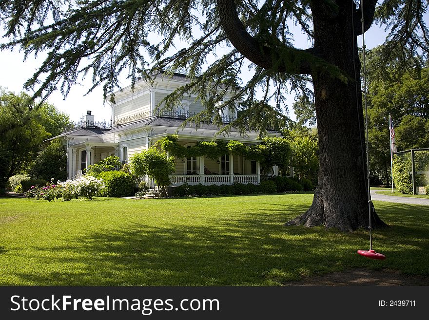 Shot of a traditional home in Sonoma, CA.