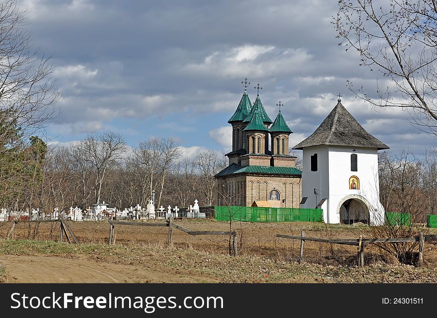 Cobia orthodox monastery near Bucharest in Romania