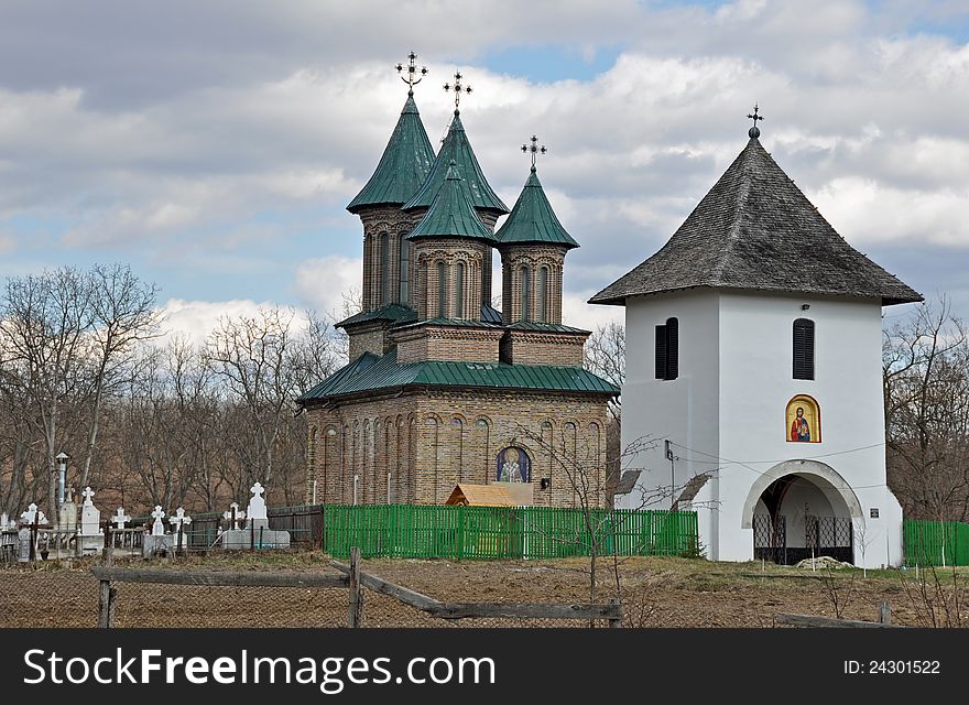 Cobia orthodox monastery near Bucharest in Romania