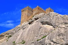 The Genoa Fortress In Crimea Stock Photos