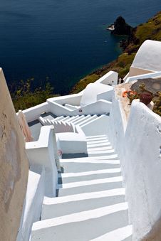 Santorini S Island Architecture At Greece Stock Images