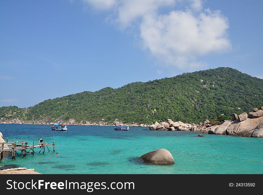 Nangyuan island one of the most famous travel destination in Thailand. Nangyuan island one of the most famous travel destination in Thailand