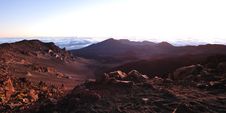 Minutes Before Sunrise At Haleakala Crater On Maui Stock Photography Minutes Before Sunrise At Haleakala Crater On Maui Stock Photography