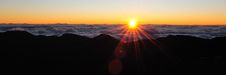 Beautiful Haleakala Crater On Maui Stock Photos