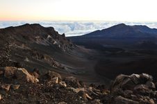 Beautiful Haleakala Crater On Maui Royalty Free Stock Image